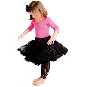 Tic Tac Toe Girls New Black Lace Leggings NWT